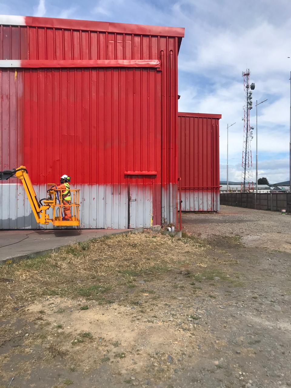 GRANALLADO Y APLICACIÓN DE PINTURA EPÓXICA