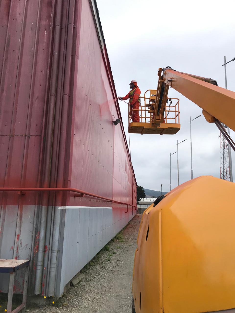 GRANALLADO Y APLICACIÓN DE PINTURA EPÓXICA