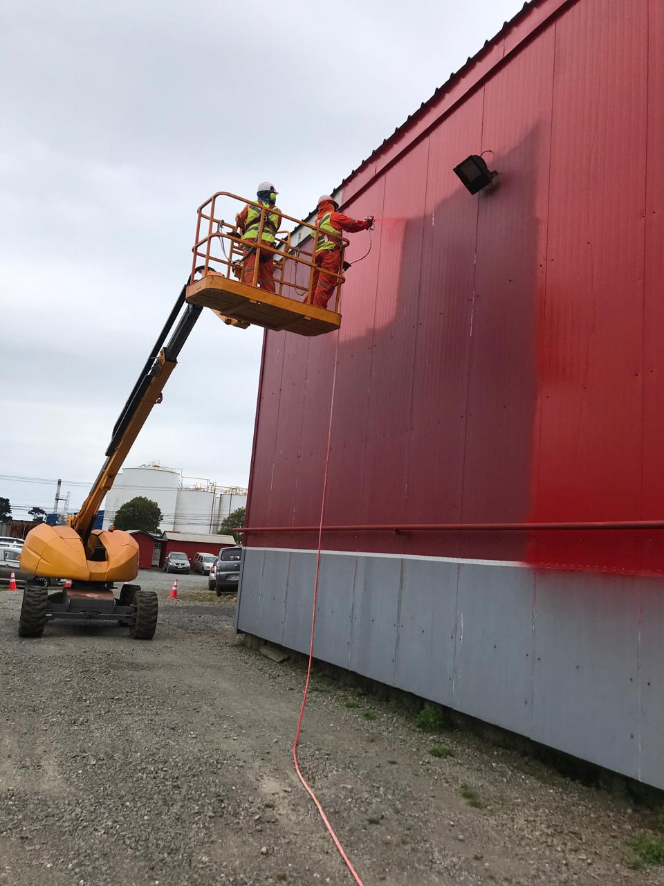 GRANALLADO Y APLICACIÓN DE PINTURA EPÓXICA