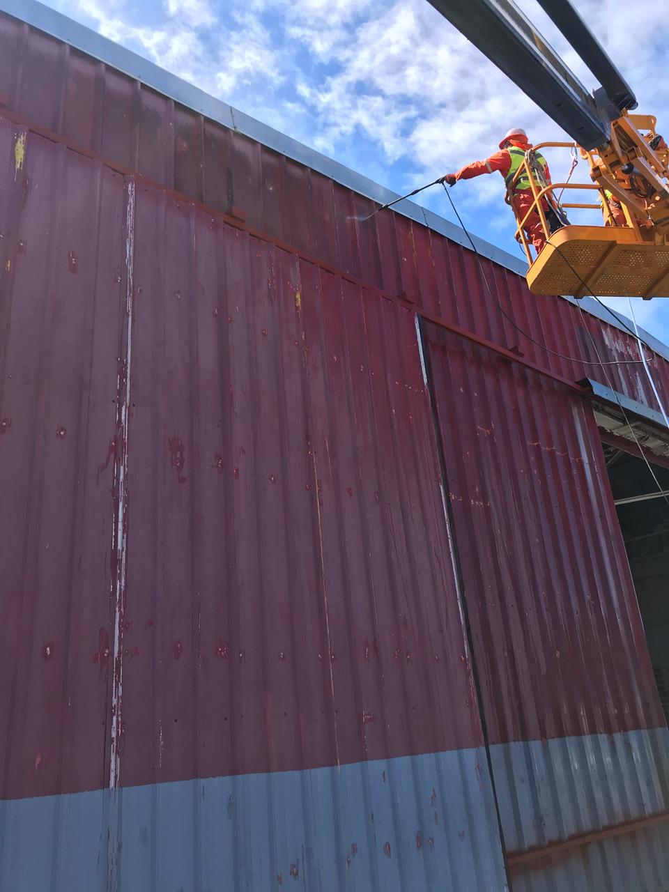 GRANALLADO Y APLICACIÓN DE PINTURA EPÓXICA