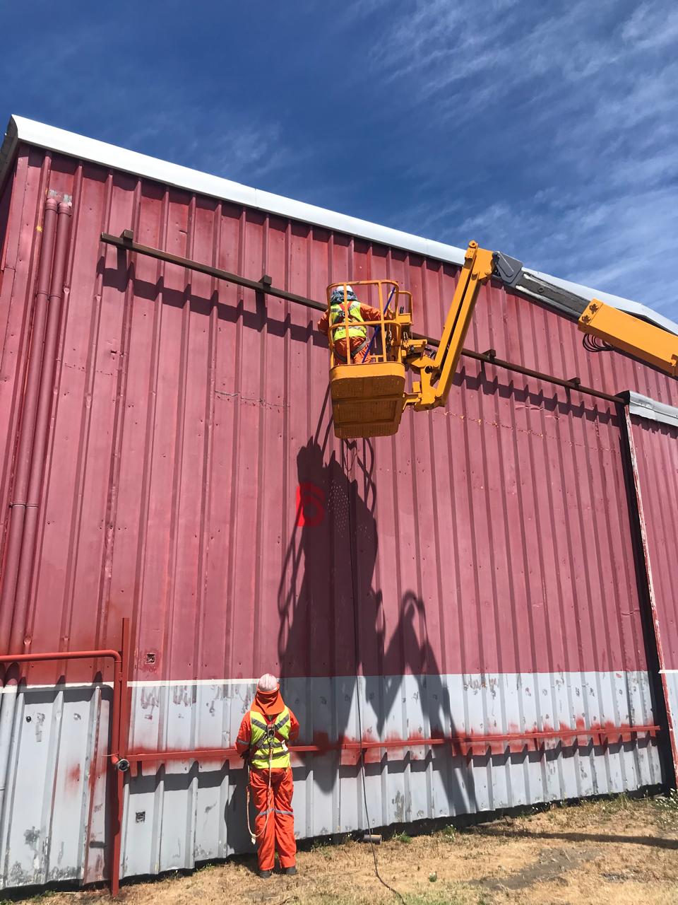 GRANALLADO Y APLICACIÓN DE PINTURA EPÓXICA